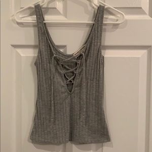 Lace Up Tank Top